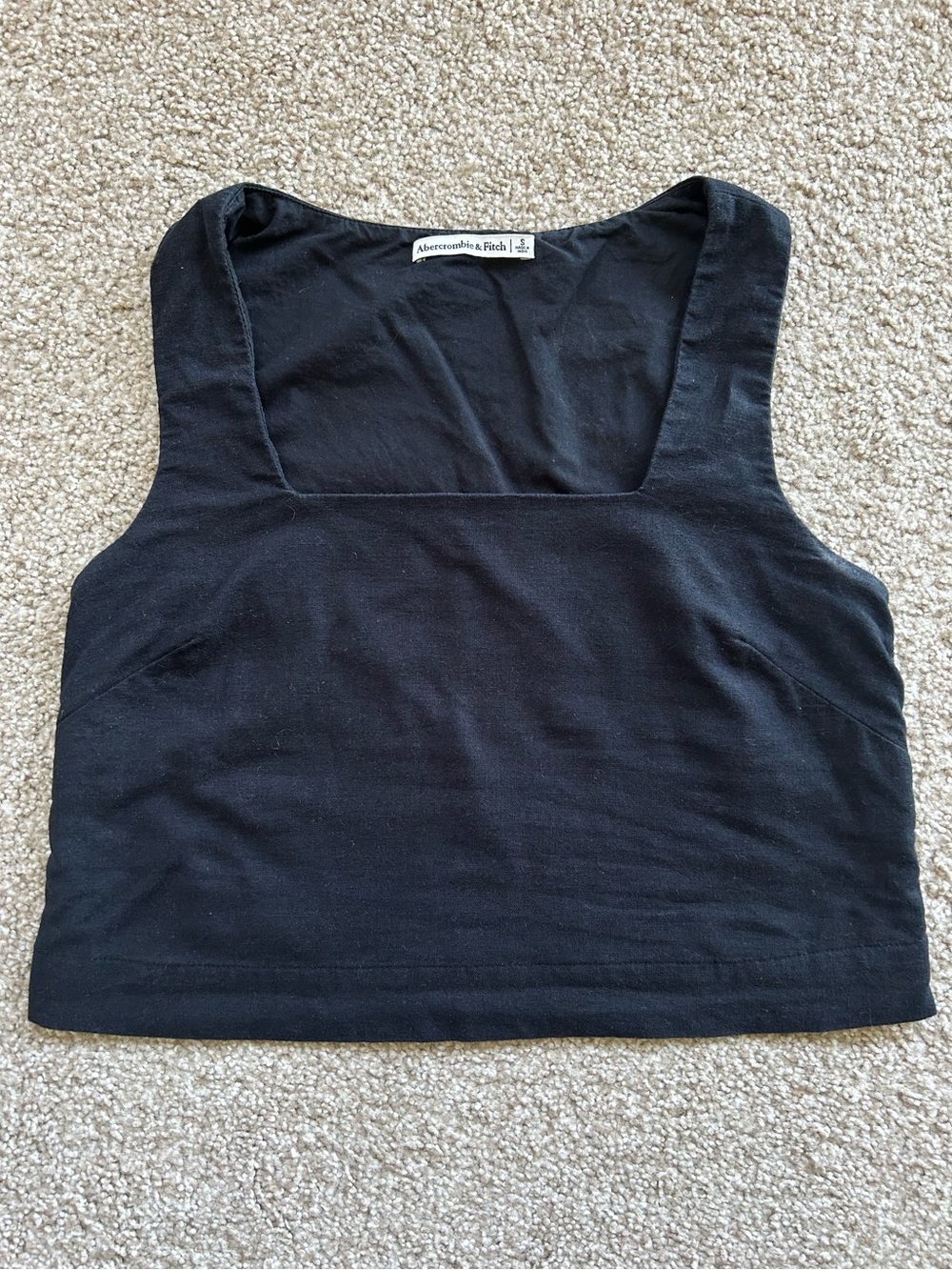 Abercrombie | Linen Cotton Crop Tank